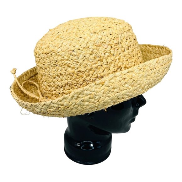 The Scala Collection All Natural Fibre Vintage Sun Hat One Size Fits All - Picture 2 of 10